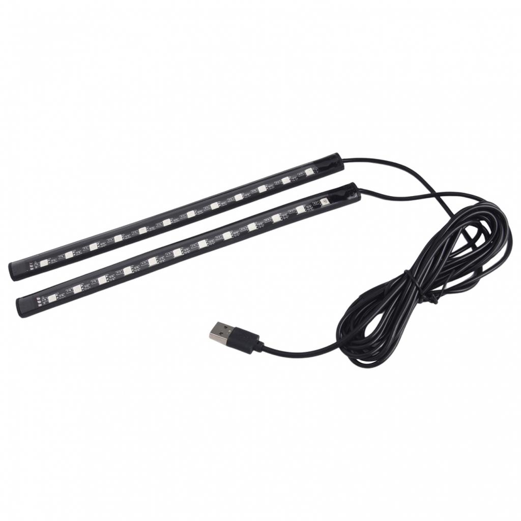 Car LED Foot Light Strip  USB Decorative Atmosphere Signal Lamp