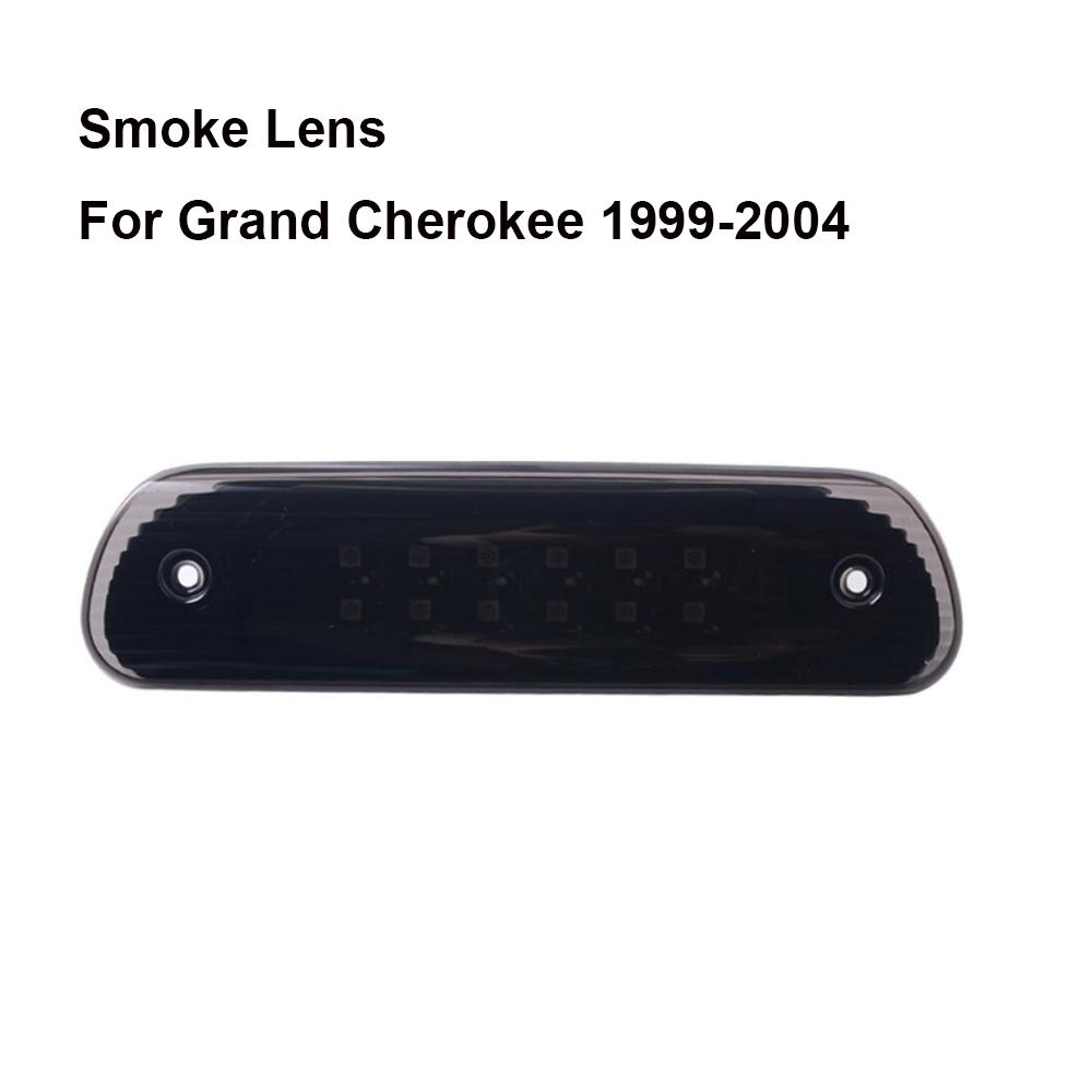 Автомобиль третий красный задний стоп-сигнал тормоза дымчатый/прозрачный светодиодный фонарь для Jeep Grand Cherokee 1999-2004