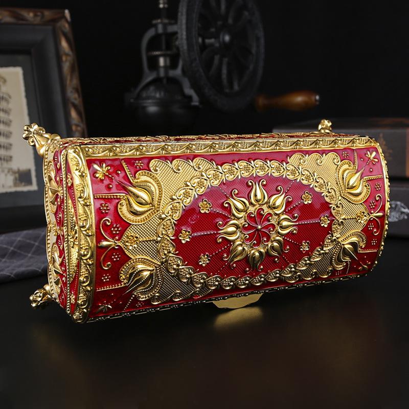 Европейская ретро шкатулка для украшений металлическая креативная коробка для хранения колец, ожерелий, серег свадебный прием подарок украшение