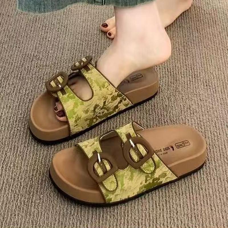 Fashion Flats Slippers Women Summer Cozy Shoes Fashion Dress Sandals New Casual Slides Woman 2025 Flip Flops Trend Walking Zapatos Femme