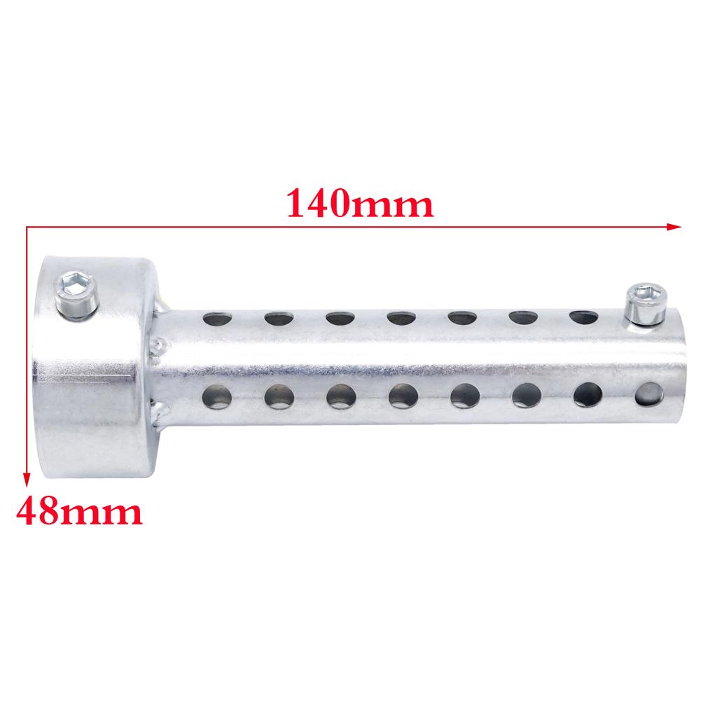 Универсальный мотоциклетный серебряный глушитель выхлопа DB Killer, глушитель, перегородка, вставка, серебряный шумоподавитель