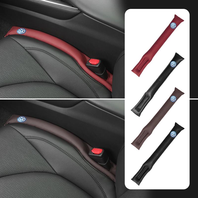 Car Seat Gap Filler Anti-Leak Filler Side Seam Plugs For VW R Scirocco Jetta Beetle Golf Passat Polo Tiguan Sharan Touran