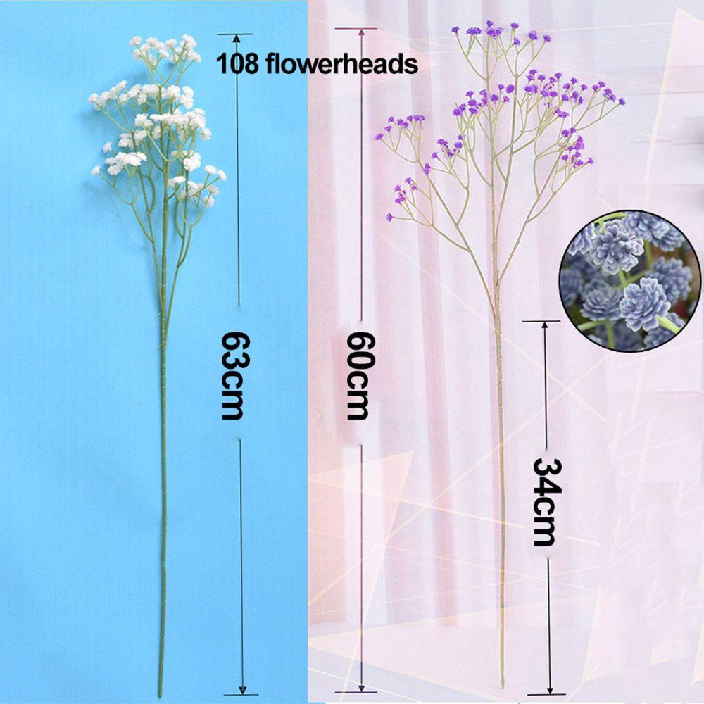 Праздничные принадлежности Искусственные растения 108 головок Искусственная гипсофила, похожая на живую цветочную композицию Baby Breath