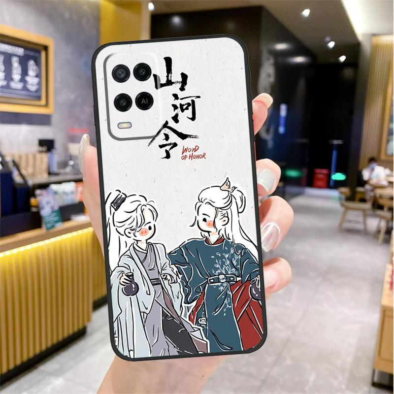 СЛОВО ЧЕСТИ Shan He Ling мультяшный Чехол Для Oppo A5 Pro A15 A17 A57 A77 A60 A80 A40 A18 A38 A58 A78 A98 A96 A76 A16 A94 A74 A54