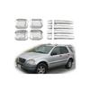 Для Mercedes Benz ML300 W163 W202 W208 W210 1998 - 2005 Хромированные Модифицированные Автомобильные Аксессуары Накладка на Чашу Дверной Ручки Отделка Паста Стиль