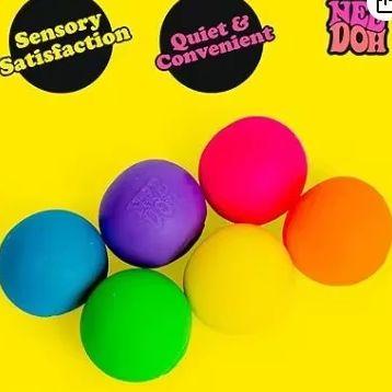Совершенно новый Schylling Teenie Nee Doh Радужный Сквиш-мячик, Успокаивающая Игрушка для Снятия Стресса для Всех Возрастов