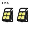 Mini Flashlight Keychain Light COB Work Lights USB Rechargeable Lamp with Back Magnet Super Bright Portable Fishing Lanterns