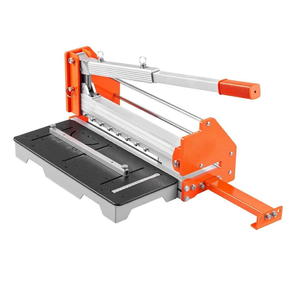 304.8mm Vinyl Floor Cutter, 16mm Thick Laminate Flooring Cutter with Upgraded Labor-Saving Aluminum-Alloy Lever, Telescoping Support Plate, Cuts