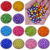 40/20 шт. оптовая продажа акриловые бусины-разделители прозрачные свободные бусины ремесло DIY ожерелье браслет ярких цветов изготовление ювелирных изделий 8/10 мм круглые бусины