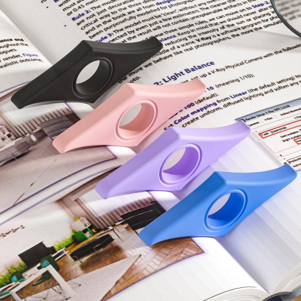Ergonomics Book Page Holder Versatile Reading Aid Bookmark Thumb Press Book Support Travel