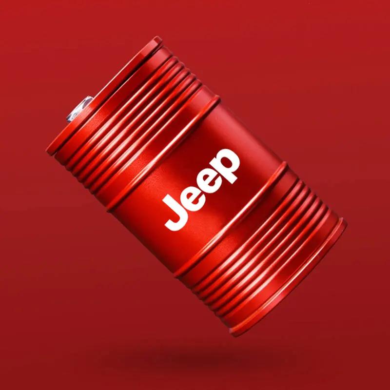 Для автомобиля Jeep Пепельница с крышкой, защита от запаха, металлическая, портативная, подстаканник для Jeep Renegade Compass Grand Cherokee Wrangler Patriot