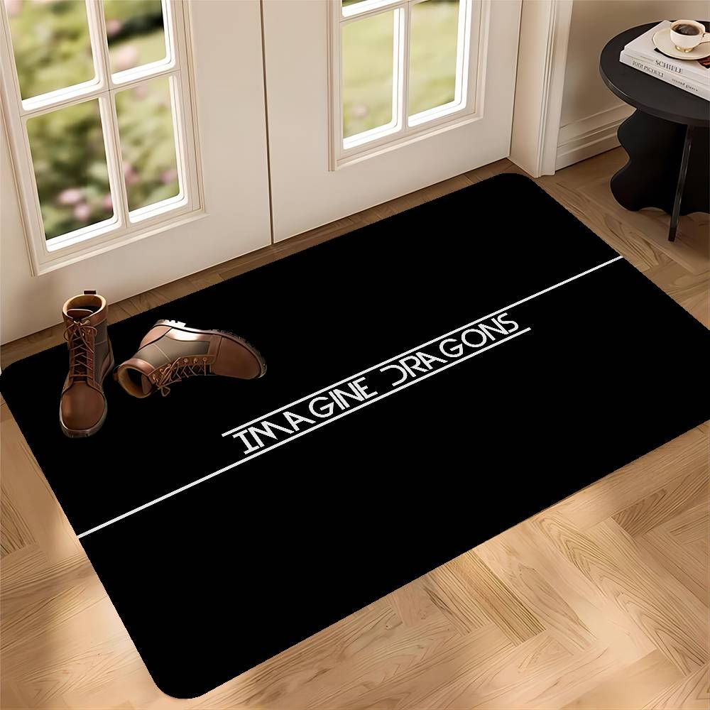Imagine Dragon band Room Mats Retro Multiple Choice Living Room Kitchen Rug Non-Slip Welcome Rug