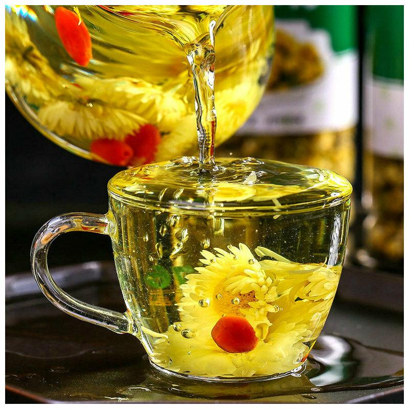 Organic Chrysanthemum Tea Fetus Flower Herbal Loose Leaf 35g Tin Premium