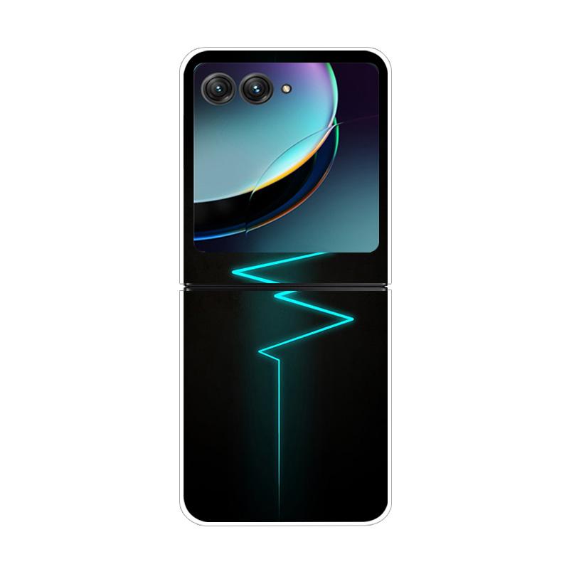 Чехол для Moto Razr40 Ultra Мраморный Рисованный Чехол для Телефона Для Motorola Razr 40 Ultra Razr4 Razr+ Жесткий Пластик Защитный Funda