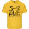 History of the Bicycle Cyclist Cycling Bike Unisexs Light Cotton TShirt