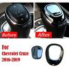 Для Chevrolet Cruze 2016 2017 2018 2019 Черный Титан Накладка на Ручку Переключения Передач