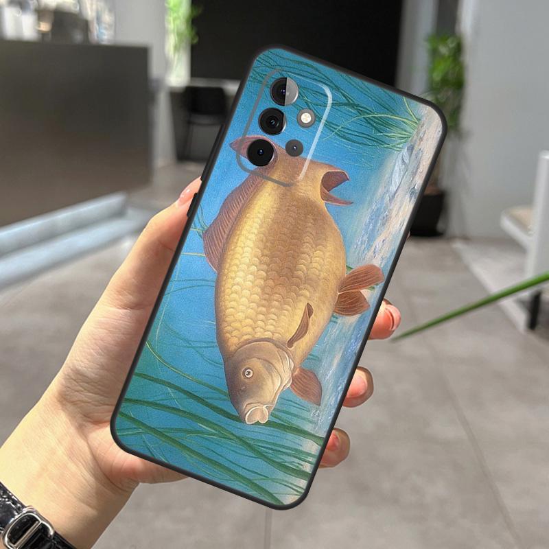 CARP FISHING FISH Case For Samsung Galaxy A12 A32 A52 A05 A36 A56 A26 A16 A53 A33 A13 A55 A35 A15 A14 A34 A54
