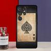 Чехол Funda с картой пик (Ace of spades) для Samsung Galaxy S25 Ultra S9 S10 S20 S21 S22 Plus S23 FE S24 Ultra