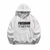Men S Short Sleeve Loose Fit Printed Hong Kong Style Casual Hoodie