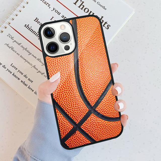Текстурированный чехол для телефона с рисунком баскетбольного мяча для iPhone 17 Air 16 15 14 Plus apple 16 11 12 13 Pro Max coque