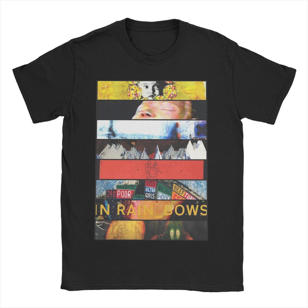 Men Women's The Swankys  Lifestyle T Shirts Radiohead Rock Band Pure Cotton Clothes Crew Neck Tee Shirt 4XL 5XL 6XL T-Shirt