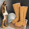 [Фанфна] Ретро длинные зимние сапоги женские 2025 осень новинка бархатные утолщенные теплые модные универсальные сапоги