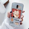 Чехол для телефона Samsung Galaxy S9 S 9 Plus Мультяшная задняя крышка Прозрачный мягкий силикон Цветок Funda Для Samsung s9 S9+ Милый Capa