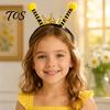 Cute Fairy Wings for Girls Bee Wing Kids, Honey Festival Costume, Princess Dress Kids Butterfly Halloween Up Accessory Toddler Pretend Play,