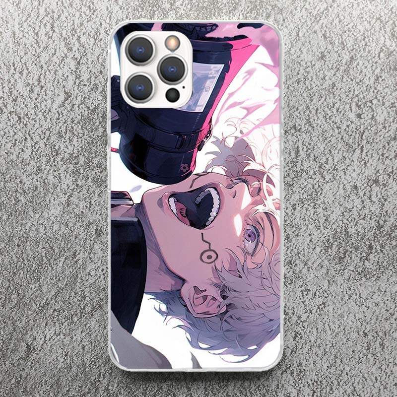 Kaisen J-Jujutsu Инумаки Тоге Чехол для телефона Для iPhone 13 12 Mini 11 Pro Max XS XR X Max 7 Plus 8 SE 6 6S 5 5S Мягкий силикон Печать