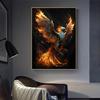Retro Art Legends Phoenix Bird Posters Canvas Painting And Print Wall Art HD Pictures for Living Room Home Decor Frameless Gifts