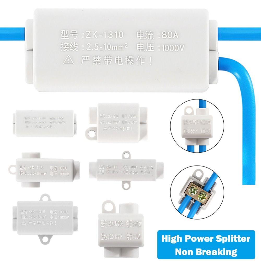New High Power High Power Splitter No Disconnection T-type Wire Connector Quick Terminal Block Electrical