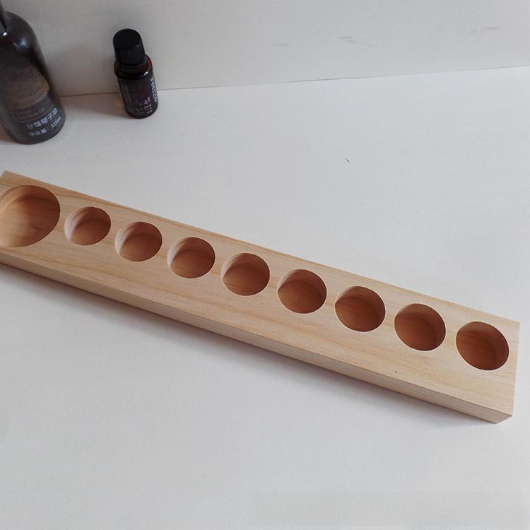 Деревянная стойка для демонстрации и хранения эфирных масел