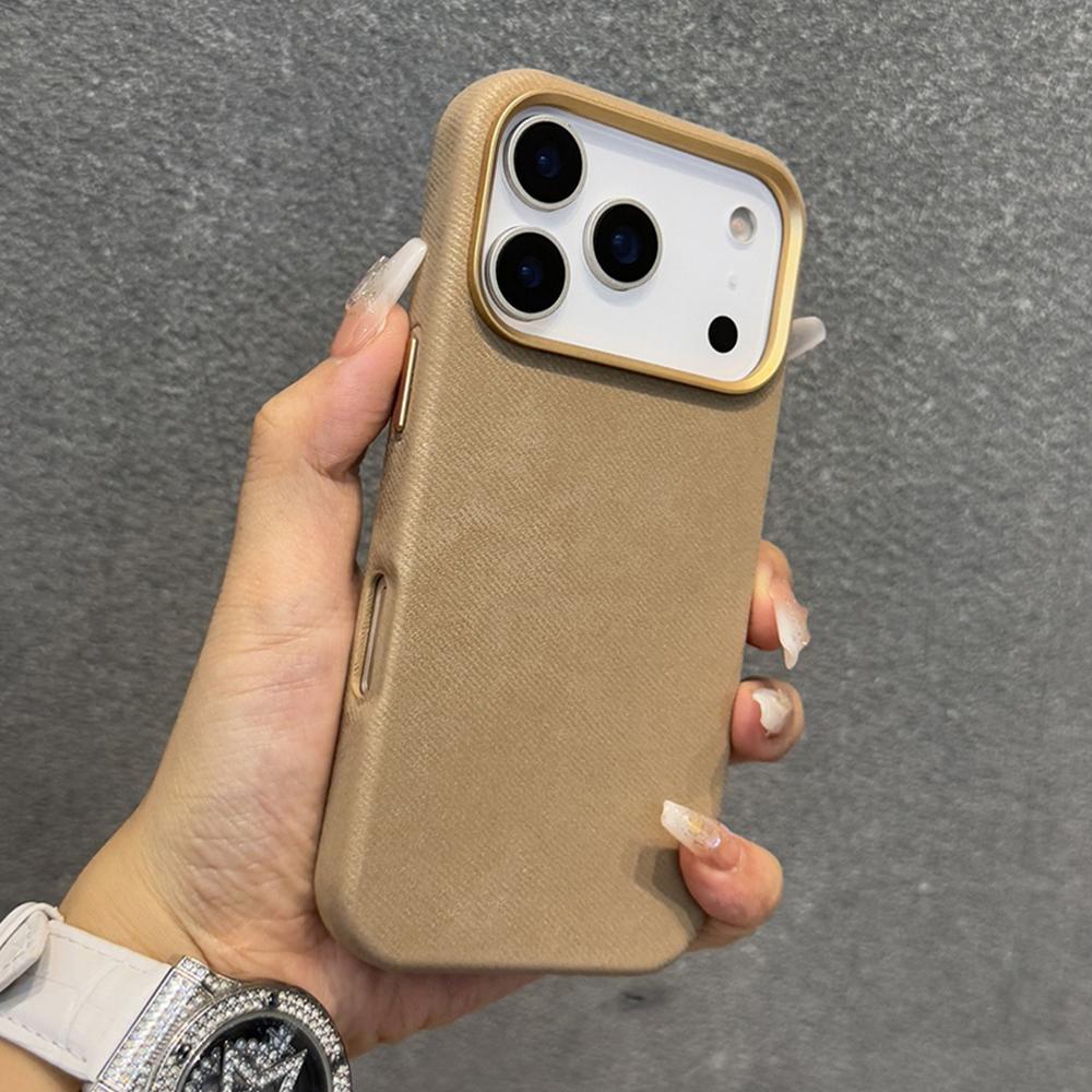 Роскошная Кожаная Ткань Для Чехла iPhone 17 Pro Max Магнитный Чехол Для Телефона Для iPhone 17Pro Max 17Pro 17 17Air Magsafe Ударопрочный Чехол
