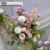 Mori Style Pink & Purple Cymbidium Flower Row for Wedding Aisle & Banquet Decoration