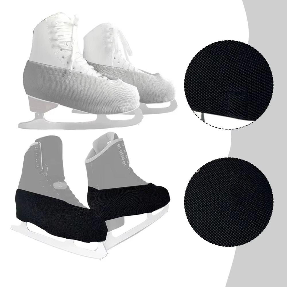 Stretch Fabric Figure Skating Boot Guards Soft Elastic Ice Skate Protective Covers Teens Training