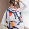 Autumn Shawl with Fashionable Spring and Autumn Scarf for Women with Fresh Temperament Accessories Travel Photo Scarf Long Yarn