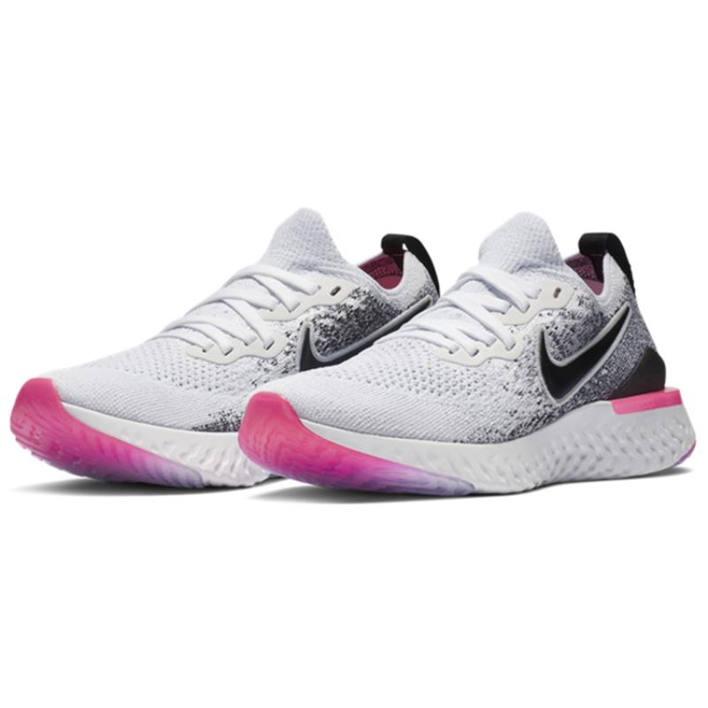 Nike Epic React Flyknit 2 Oreo Pink Women's Sneakers BQ8927-103