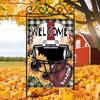 Welcome Autumn Football Double-sided Sunflower Garden Flag - , Farmhouse Outdoor Decoration, No Electricity Required, Vibin Vibin
