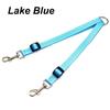 Nylon Pet Dog Leash Colorful Traction Rope Detachable One For Two Pet Dog Traction Leash Nylon Double Leash Kit For 2 Dogs