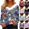 Long Sleeve Shirts For Women Cute Tops Christmas Prints Tees Blouses Casual Plus Size Basic Tops Pullover