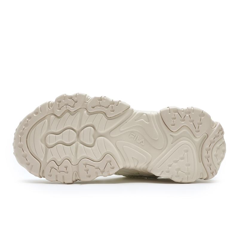 Fila Fluid 5 Обувь с кошачьими лапками 5.0 Простая универсальная низкая повседневная обувь Женские кроссовки Молочно-белый Фисташково-желтый F12W432101FAP