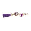 Ancient Mascot Lion Dance Keychain Crystal Animal Lion Wake Keychain Delicate   Women Bags Holder