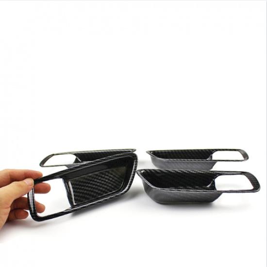 For Toyota Corolla -2026 Carbon Fiber Inner Car Door Handle Bowl Cover Trim