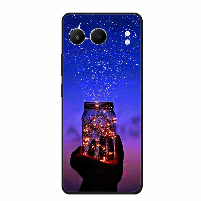 Для OnePlus Nord 4 5G Задняя крышка Чехол One Plus Nord4 Черный Силикон Мягкие чехлы для телефона Для OnePlus Nord 4 Чехол 6.74" Ударопрочный