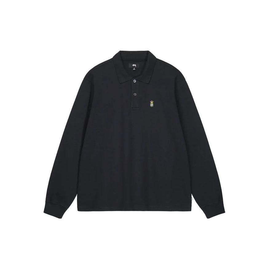 Stussy Long Sleeve Rib Polo 1140311