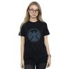 Marvel Womens/Ladies Agents Of SHIELD Logistics Division Cotton Boyfriend T-Shirt