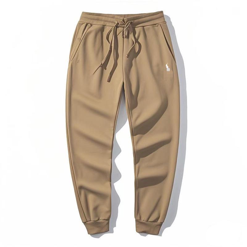 Ralph Casual Men's Little Horse Embroidered Pullover: Solid Color Long Sleeve Hoodie Sweatshirt