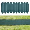 10 Pcs Garden Landscape Edging Panels No Digging Fence Border Connectable