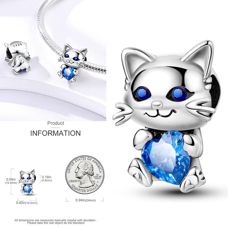 Charms Plata De Ley 925 Devil's Eye Infinity Eternal Symbol Dragonfly Positioning Buckle Charms Fit Women DIY Jewelry