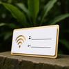 Акриловая табличка с паролем WiFi Легко писать Стирать Настраиваемая сеть для общественных мест Туалет Отель Декор стены